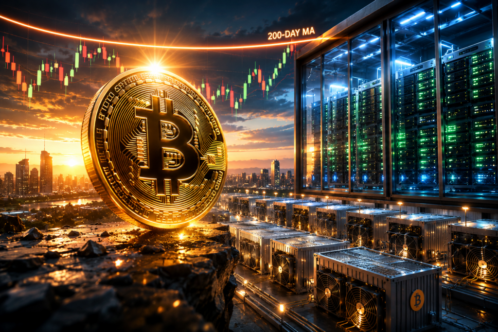 Bitcoin Trades Near $78K After 200-Day Rejection as Nvidia Lifts AI-Linked Miners