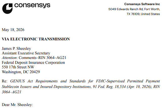 Consensys letter