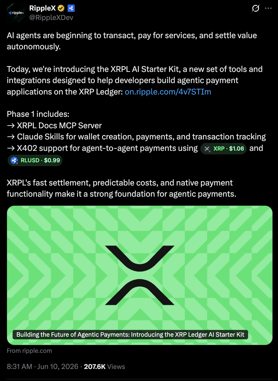 RippleX introduces its AI agents.