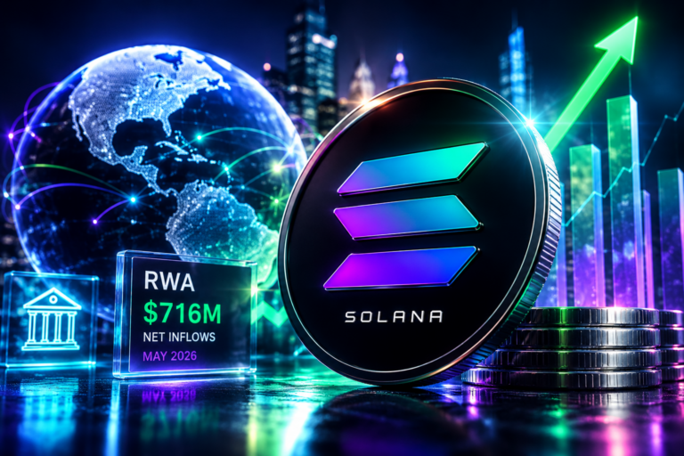 Solana Captures $716M in RWA Inflows as Institutional Activity Accelerates