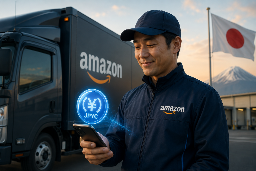 Amazon Japan Logistics Partner to Pay Truck Drivers in JPYC Stablecoin